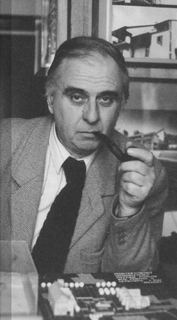 Profesor arh. Aleksandar Radojević (1934, Novi Sad) 